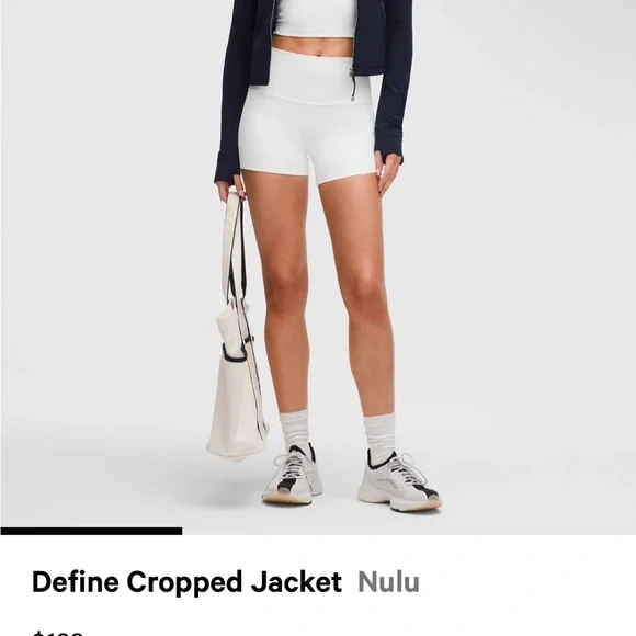 NWT Lululemon True Navy/Silver Define Jacket- Size 4 - Picture 2 of 3